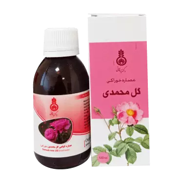 عصاره خوراکی گل محمدی 120 میلی لیتر دکتر زرقانی